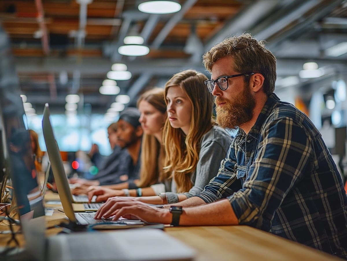 Focused Teamwork in a Tech Driven Office